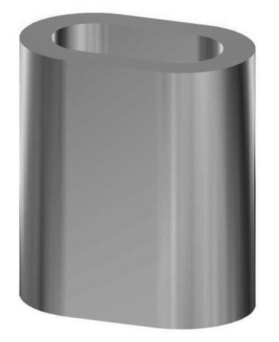 Stainless steel ferrule Stainless steel A4 2MM