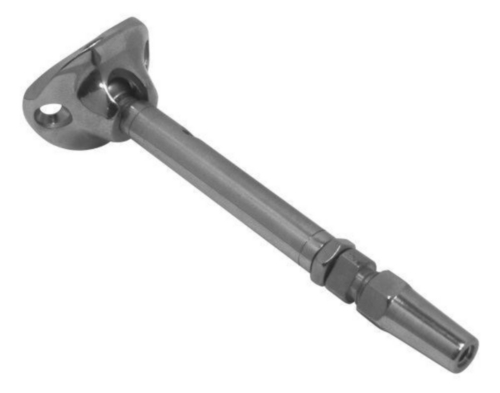 ESS Universal rail turnbuckle with quick attach terminal Stainless steel A4 Square