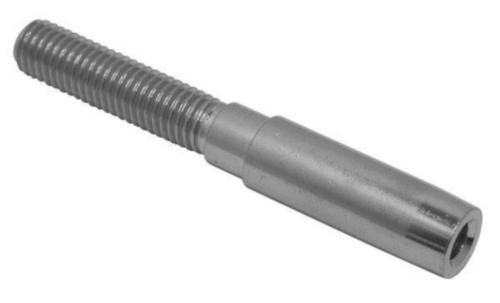 ESS Swage stud left thread Stainless steel A4 M8/5MM