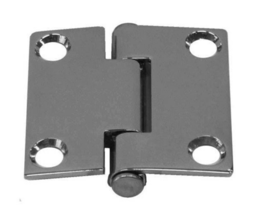 Flush mount hatch hinge Stainless steel A2 50MM