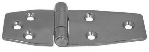 Dobradiça de porta, assimétrica Aço inoxidável (Inox) A2