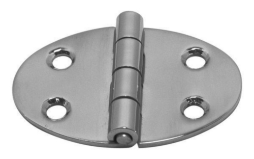 Oval hinge Stainless steel A2 51X35