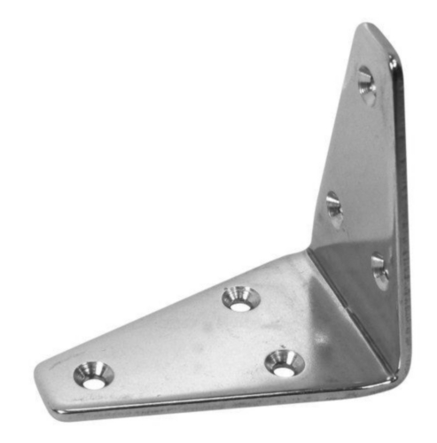 Bracket end-polished Stainless steel A2 56X35