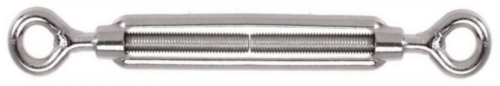 Turnbuckle with 2 eyes DIN ≈1480 Steel S235JR Zinc plated