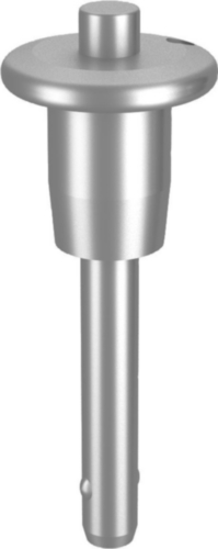 KIPP Ball lock pins with mushroom knob, self-locking Stainless steel M12X60