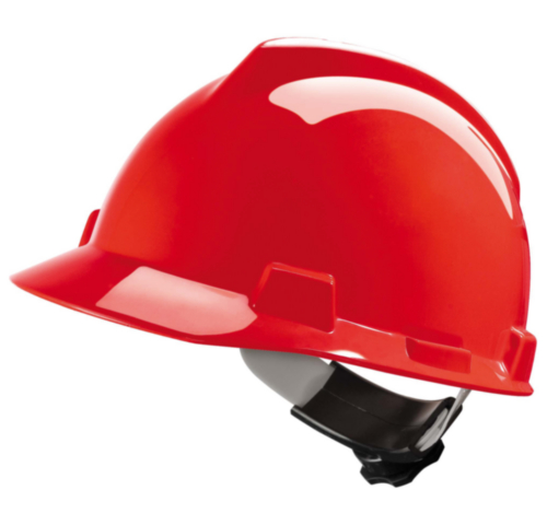 MSA Safety helmet V-Gard 4-point textile V-Gard Red RED