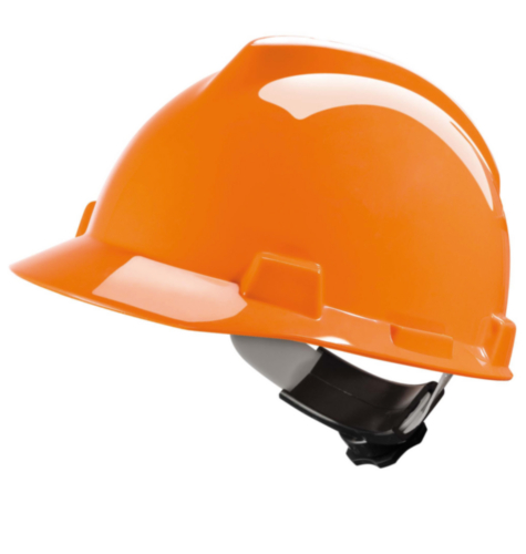 MSA Safety helmet V-Gard 4-point textile V-Gard Orange ORANGE