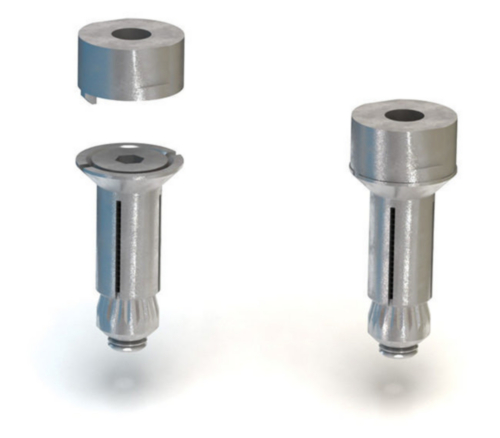 Hollow section solution, Hollo-Bolt, Flush Fit Acero Zinc plated with JS500 topcoat