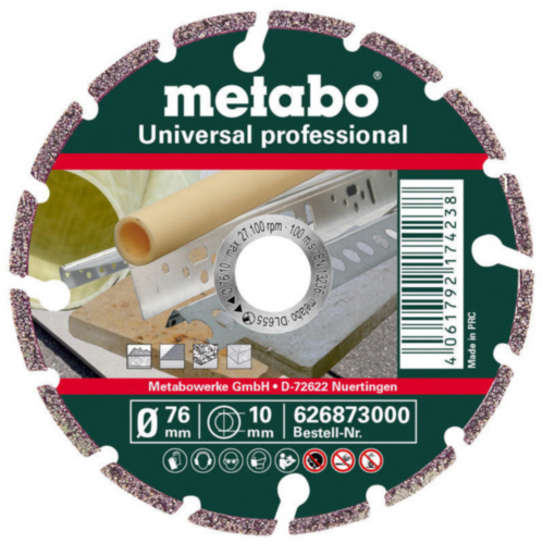 Metabo Disque diamant 76X10 PRFSSNL UP