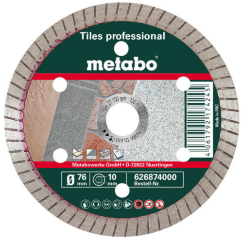 Metabo Disque diamant 76X10 PRFSSNL TP