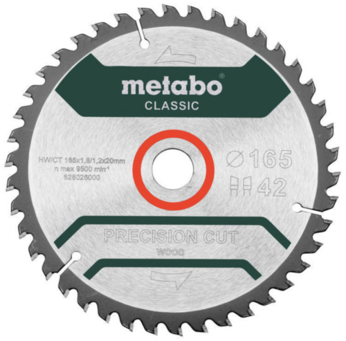 Metabo Circular saw blade 165X20