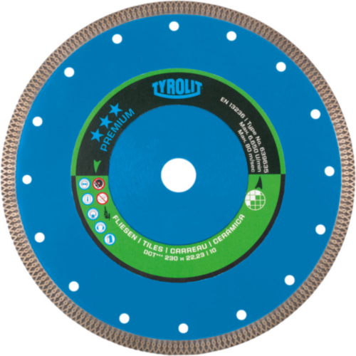 Table saw blade DCT dm180 mm bore 35 mm DCT 1.4 mm 10.0 mm TYROLIT