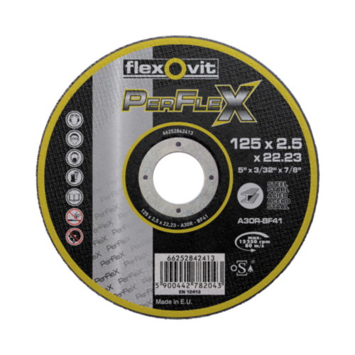 Flexovit Cutting wheel 125X2,5X22,23 T41