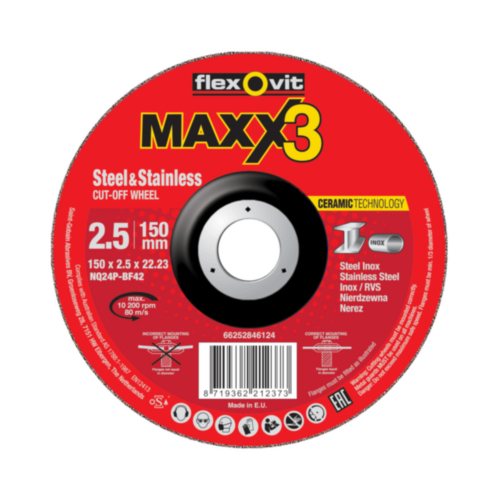 Flexovit Cutting wheel 230X2.5X22.23 T42