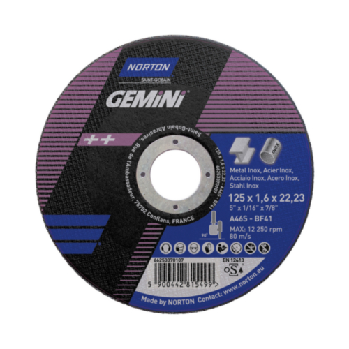 Norton Disc de tăiere 125X1,6X22,23 T41