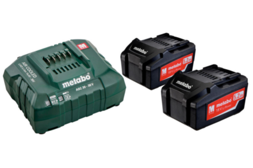 Metabo Basis accu set 2X5.2 AH + ASC30-36V