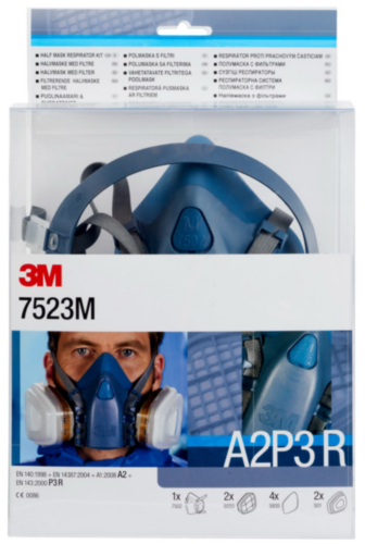 3M Accessories Half Mask 6000 Series 7523M 7523M