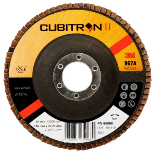3M Cubitron II Flap disc 115MM P80