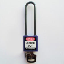 Brady Compact safe padlock 75MM SHA KD BLUE 6PC