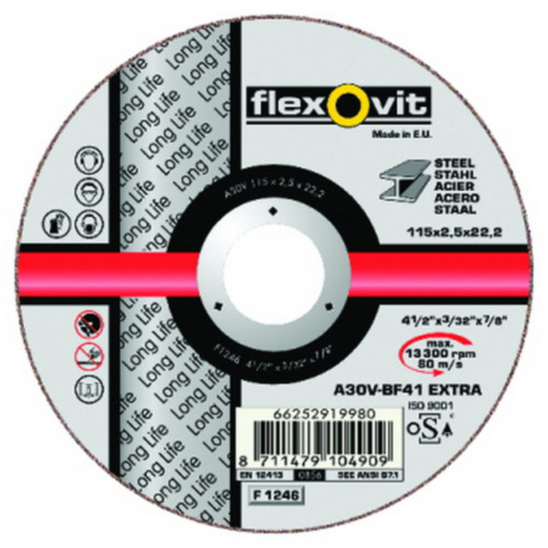 Flexovit Disc de tăiere A30V 115X2,5X22,23