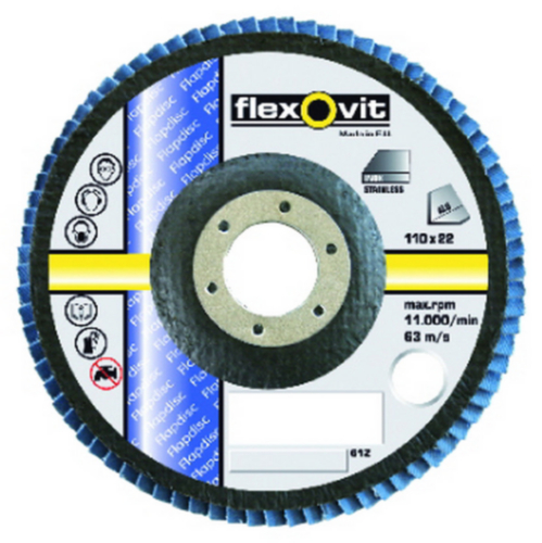 Flexovit Flap disc 110X22 FZ P80