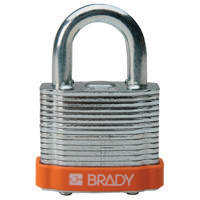 Brady Steel padlock  20MM SHA KD ORANGE 6PC