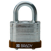 Brady Steel padlock  20MM SHA KD BROWN 6PC