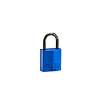 Brady Compact alu padlock 25MM KD BLUE 6PC