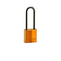 Brady Compact alu padlock 75MM KD ORANGE 6PC