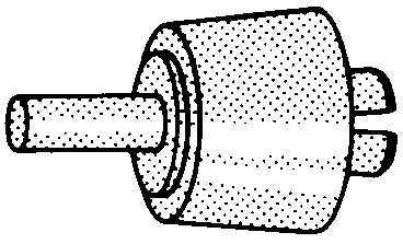 Toestelvoet kunststof Kunststof Polyamide (nylon) 6.6 1162 ZWART