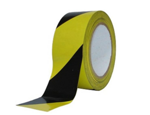 Barrier tape 8CM 500M Black/Yellow