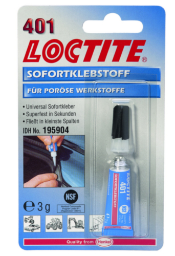 Loctite Instant adhesive 3G 401 Transparent