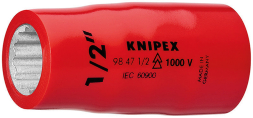 KNIP HEXAGON SOCKET WRENCHES, 1/2 9847 7/8"