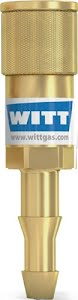 Raccord pour tuyau SK 100-1, SK 100-2 gaz combustible 9 mm corps WITT