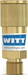 Raccord pour tuyau SK 100-1, SK 100-2 gaz combustible G 3/8 po. LH AGS corps WITT