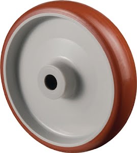 Reserve-wiel wiel-d. 150 mm draagvermogen 240 kg polyurethaan as-d. 15 mm BS ROLLEN