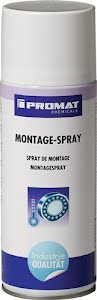 Promat Montagespray 400 ml geelachtig spuitbus CHEMICALS