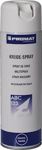 Promat Krijtspray wit 500 ml spuitbus CHEMICALS