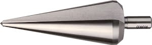 Conical sheet metal bit drilling range 5–31 mm HSS bright overall length 103 mm