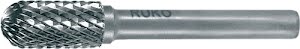 Milling pin WRC dm 8 mm head length 16 mm shank dm 6 mm carbide, bright serratio