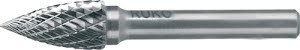 Ruko Technická fréza DIN 8033 A cylinder (ZYA) with end toothing 12,0 MM