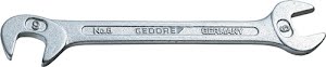 Double open-end spanner 8 8 mm length 96 mm chrome-plated GEDORE