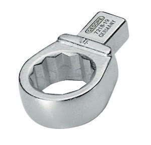 Outil à emmancher à anneau 7218-30 ouverture de clé 30 mm 14 x 18 mm acier CV GE