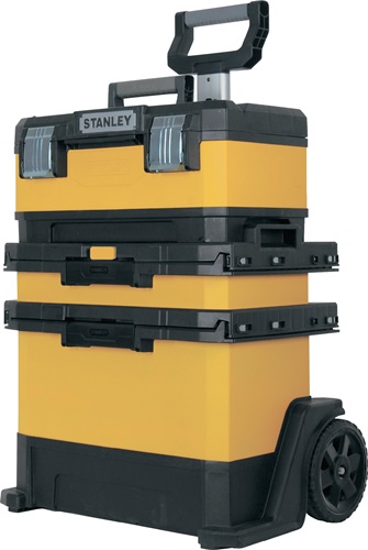 Rolling workshop W568xD389xH730 mm plastic and metal removable tool box STANLEY