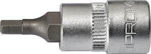 Dopsleutelbit 1/4 inch 6-kant sleutelwijdte 5 mm lengte 32 mm PROMAT