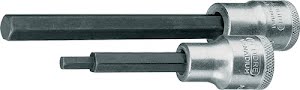 Dopsleutelbit IN 19 1/2 inch binnen-6-kant sleutelwijdte 10 mm lengte 60 mm GEDO