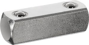 Square coupler size 3/4 inch length 51.5 mm with securing pin GEDORE