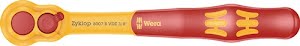 Lever-action reversible ratchet 8007 B VDE 3/8 inch 80 teeth VDE insulated WERA