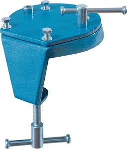 Swivel clamp table 10-60 mm thick jaw width 100 mm size 90/100 mm and compact HE
