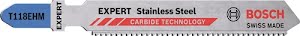 Decoupeerzaagblad Stainless Steel T 118 EHM totale lengte 83 mm tandverdeling 1,